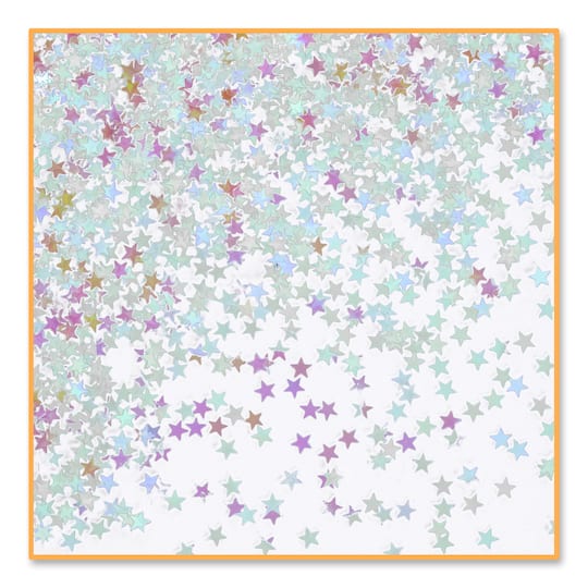 Beistle 1/2oz. Iridescent Stars Confetti Packs, 3ct.